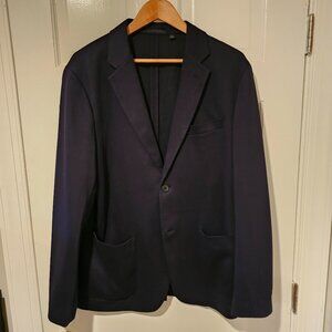 Uniqlo Comfort Jacket | L | Navy Blue | EUC